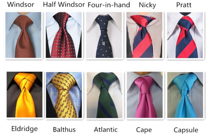 Types of Tie Knots - Styles for Men